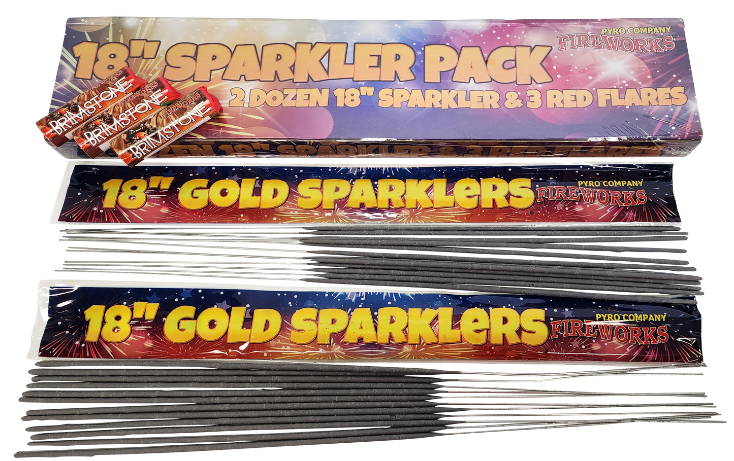 2 Dozen 18" Sparklers Pack