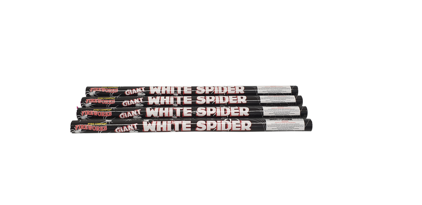 Giant White Spider Candles